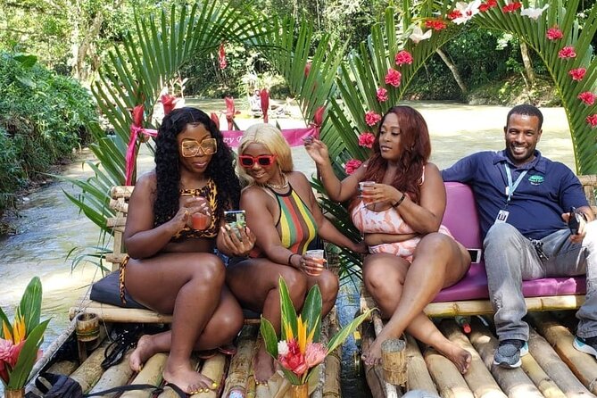 #1 Bamboo Rafting With foot Massage - From Montego Bay to Lethe by private car