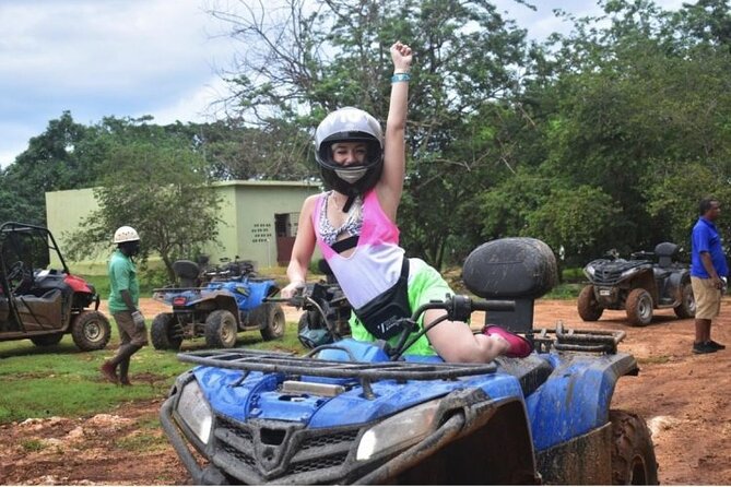 4 Activities Combo Boat Tour with ATV Montego Bay - Ending on a catamaran with drinks and sunset views