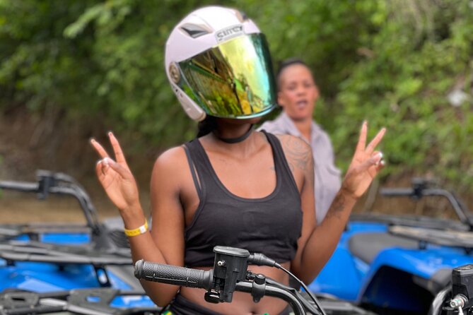 ATV and Bamboo Rafting With limestone foot massage and transport - The ATV section: active time in Jamaica’s outdoors
