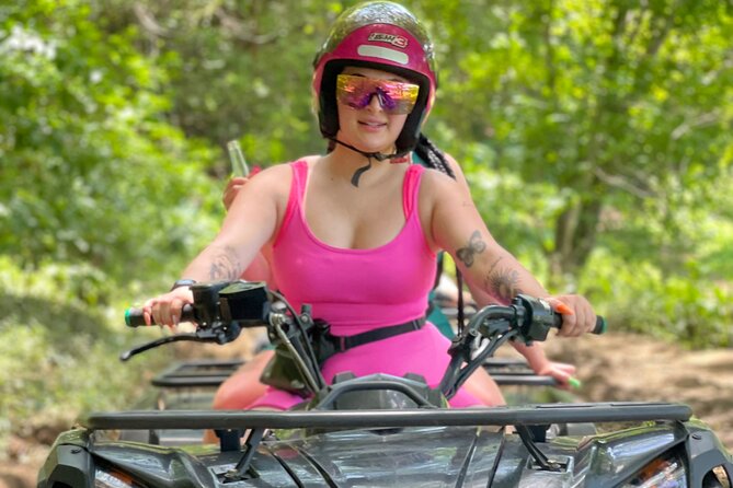 ATV and Bamboo Rafting With limestone foot massage and transport - Bamboo rafting brings the pace down