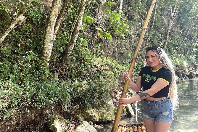 ATV Bamboo Rafting and Horseback Riding in Montego Bay - Bamboo rafting and the limestone foot massage