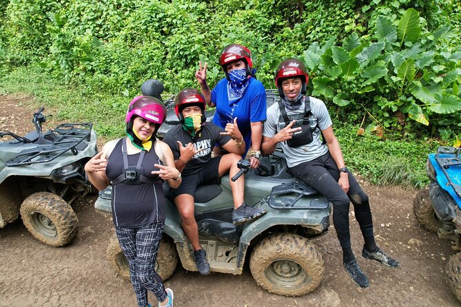 ATV, Bamboo Rafting and Negril Ricks Cafe from Montego Bay - Green Island: ATV trails with mud and puddles