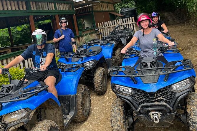 ATV Guided Tour including Transportation from Montego Bay - A muddy route into Jamaica’s countryside