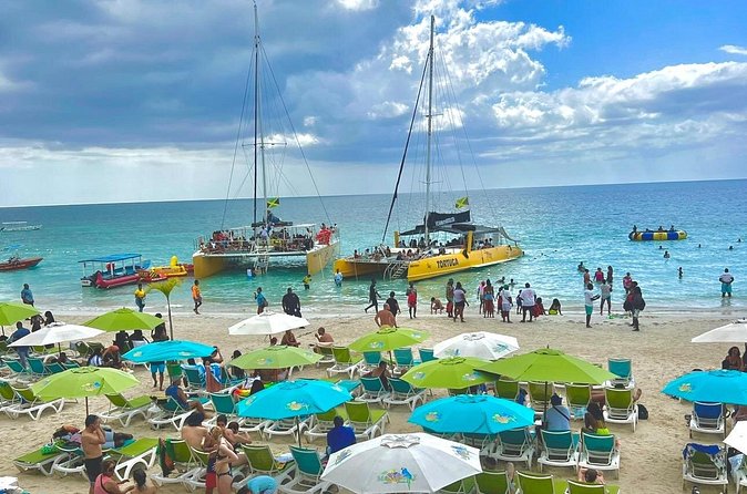 ATV Ride, Negril 7 mile Beach Catamaran Cruise & Ricks cafe Combo - Three hours on a party catamaran