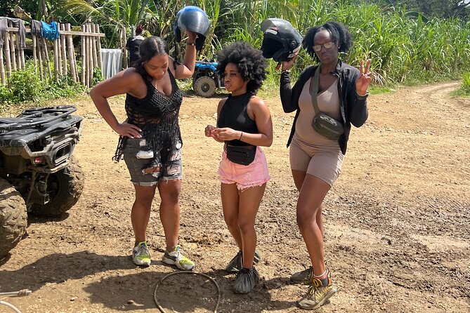 ATV/ Zipline/Horseback/Rafting /Rick's Cafe From Montego Bay - Getting Comfortable on the ATV Practice Track
