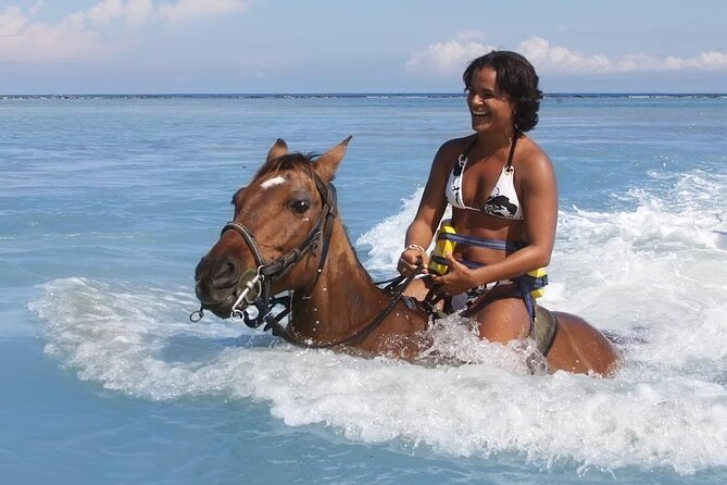 ATV,Zipline, Horseback Ride, Catamaran, Bamboo Rafting In Jamaica - Horseback riding that ends in the Caribbean