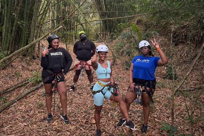 ATV Zipline Nature Walk Swing over Wishing River Kingston Jamaica - A free nature walk and time beside the river
