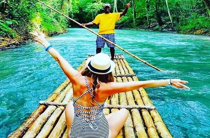 Authentic Jamaican Bamboo Rafting Tour from Montego Bay - Calm water, swimming, and time to slow down