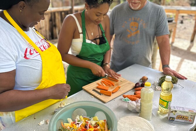 Authentic Jamaican Cooking Experience in the Mountain from mobay - Learning with local produce, herbs, and spices