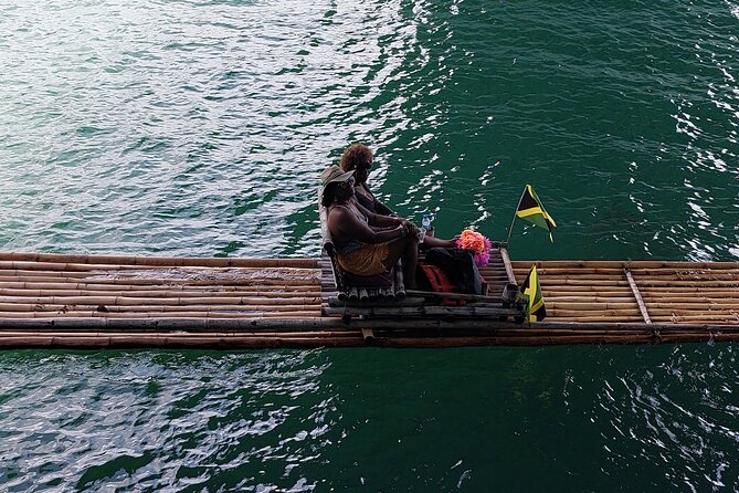 Bamboo Rafting and Boston Jerk Centre Tour in Portland Jamaica - A locally made raft, not a standard sightseeing boat