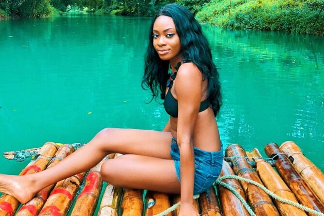 Bamboo Rafting and horseback - Horseback riding reaches the Caribbean water