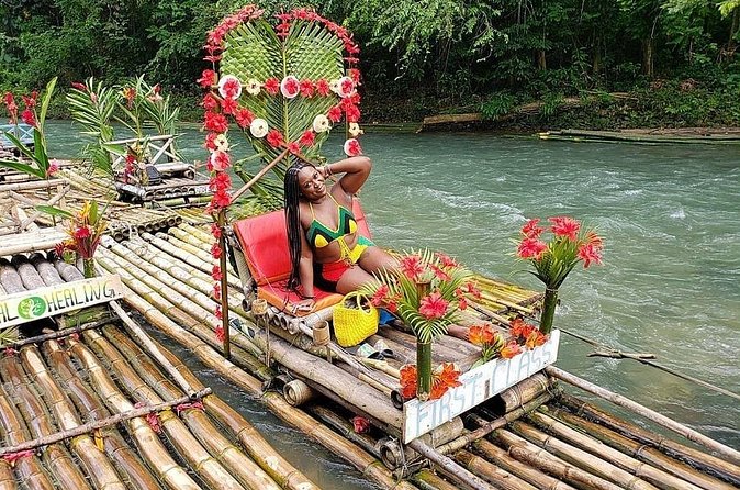 Bamboo Rafting and Limestone Foot Massage on Lethe River Private Tour - What the one-hour bamboo raft ride feels like