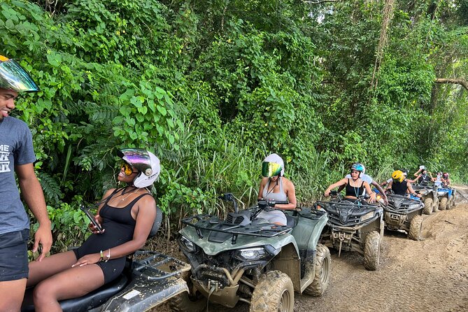 Bamboo Rafting, ATV and Ricks Café in Jamaica Tour - Green Island adds speed and physical effort