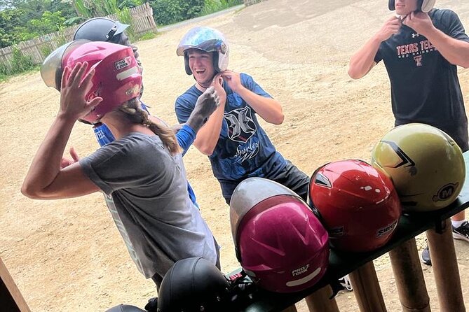 Bamboo Rafting, ATV and Ricks Café - Transportation included - Who will enjoy this day most?