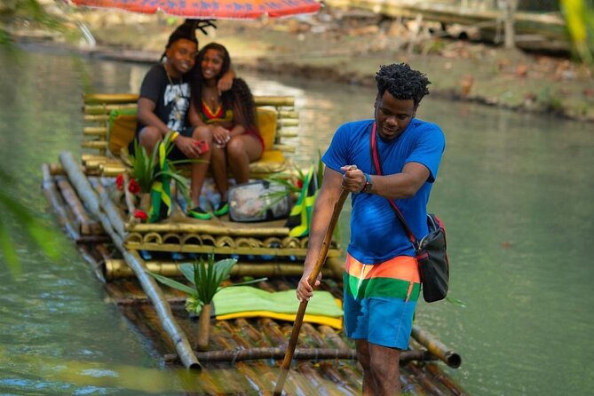 Bamboo Rafting, ATV & Ricks Cafe Combo Tour From Montego Bay - Lethe Estate starts the day on a 40-foot bamboo raft