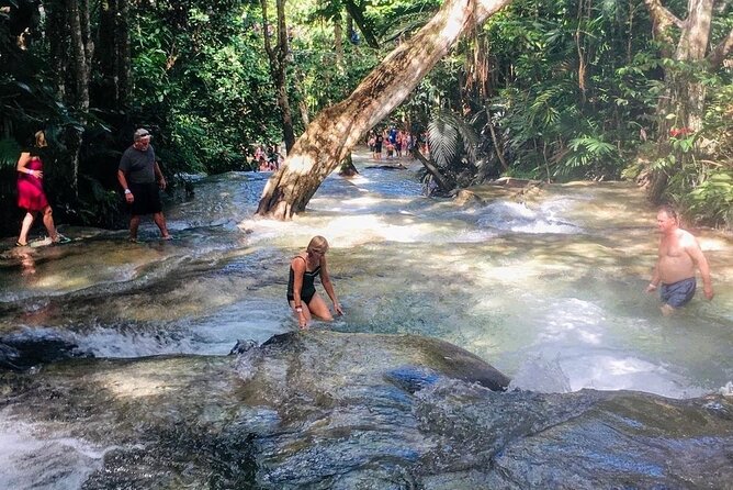 Bamboo Rafting, Dunn's River Falls and Horseback Riding Private Tour - Floating three miles on the Martha Brae