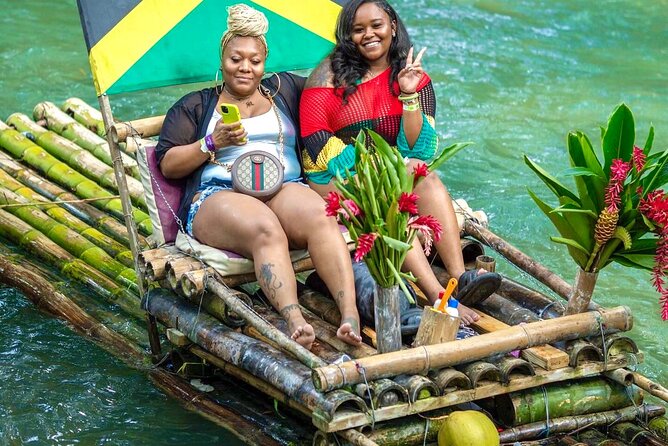 Bamboo Rafting, Dunns River , Zipline And Horseback Ride Combo - Dunns River Falls, zip lines, and suspended bridges