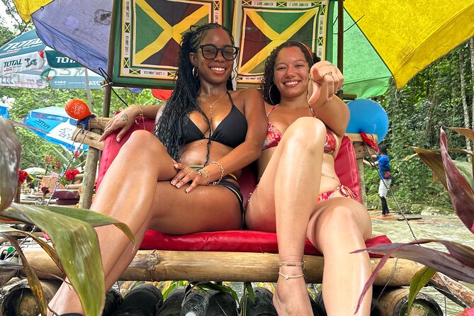 Bamboo Rafting Experience - foot massage - What the river experience feels like