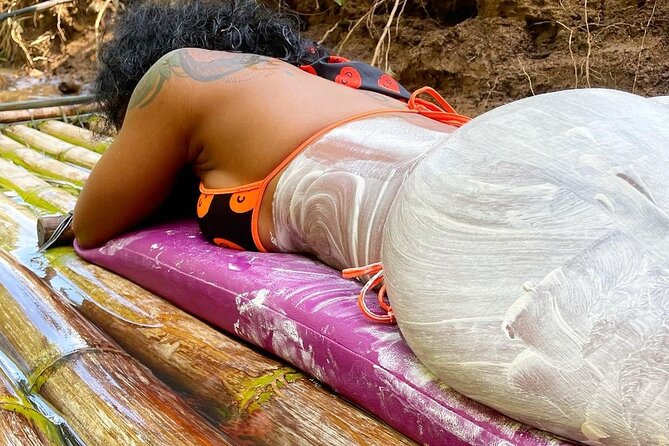 Bamboo Rafting, Limestone Foot Massage, Parasailing Private Tour - Floating the Lethe River on bamboo