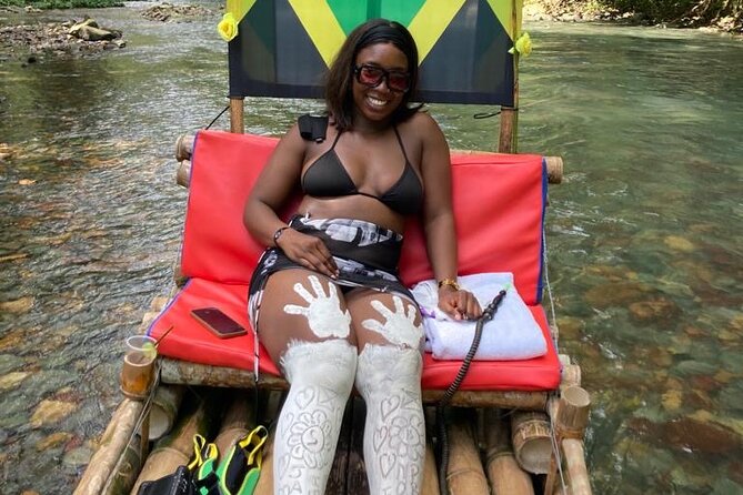 Bamboo Rafting & Limestone Massage (Great River) Lethe - The photo and swimming stop