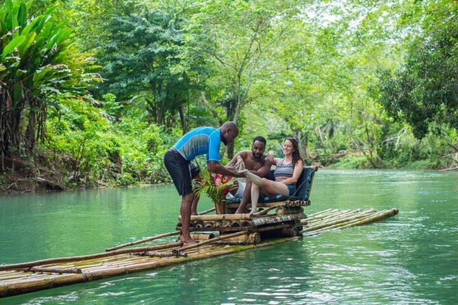 Bamboo Rafting With foot Massage - A slow river ride with a Jamaican twist