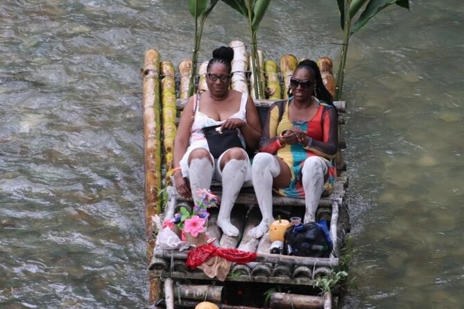 Bamboo rafting with Limestone Foot Massage free rum taste - What the $99.90 price really covers