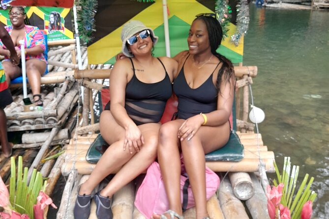 Bamboo rafting with Limestone Foot Massage free rum taste - Arriving at Lethe and boarding the bamboo raft
