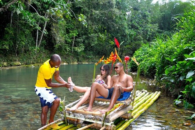 Bamboo Rafting with Limestone foot or Full Body Massage in Montego Bay - A Good Choice for Birthdays and Couples