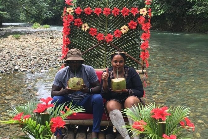 Bamboo River Rafting Limestone Foot Massage in Montego Bay Ja. - The river scenery and photo stops