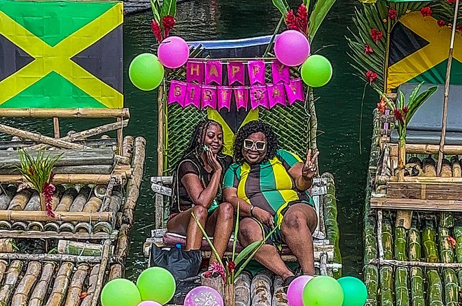 Bamboo River Rafting with Limestone Foot Massage - Choosing your included Jamaican drink