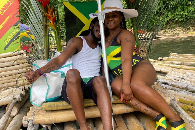 Bamboo River Rafting With Limestone Massage From Negril - The bamboo raft and its captain