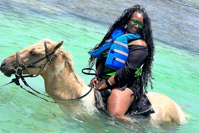 Bamboo River Rafting with massage and Horseback ride in ocean - Two Jamaican settings in one long half-day