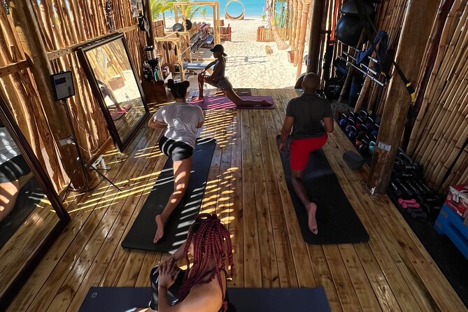 Beach Gym Workout on the World Famous 7 Mile Beach in Negril - What the Beach Gym Setting Is Really Like
