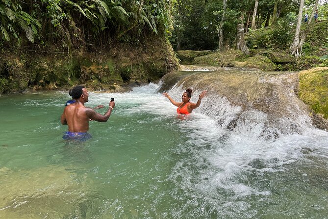 Benta River & Falls Private Tour From Montego Bay - Rope swing, caves, and cliff jump