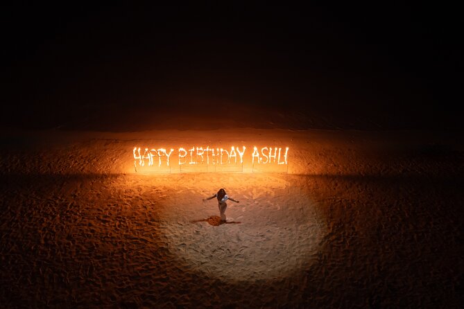 Birthday Fire Show experience in Montego Bay - A fire dancer starts the celebration