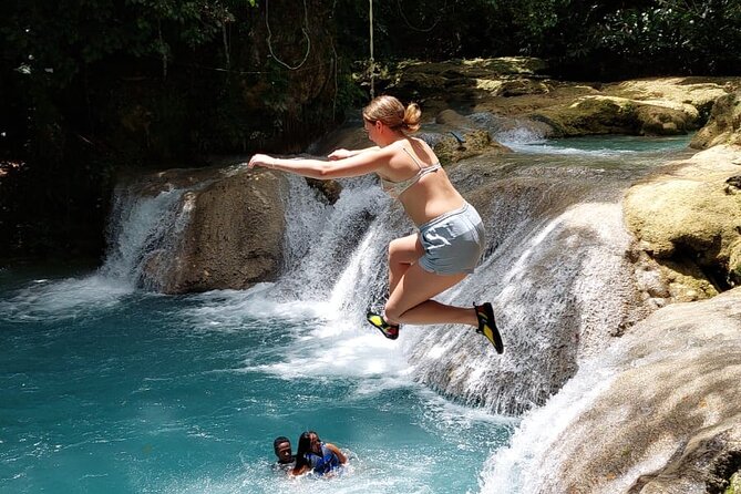 Blue Hole and Dunns River Falls the Number One Rated Excursions - Two Jamaican waterfall experiences in one day