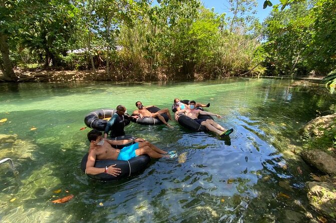 Blue Hole and River Tubing Combo Tour from Ocho Rios - White River tubing brings the quiet finish