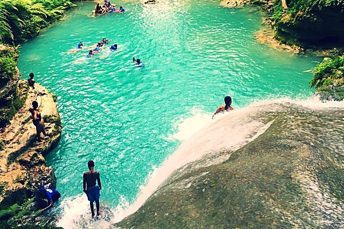 Blue Hole and Secret Falls plus Luminous Lagoon Tour - Secret Falls adds a calmer photo stop