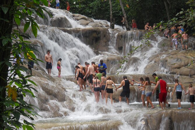 Blue Hole, Dunn's River Falls + Lunch & Cocktails at Bamboo Beach - Blue Hole starts the day with water and motion