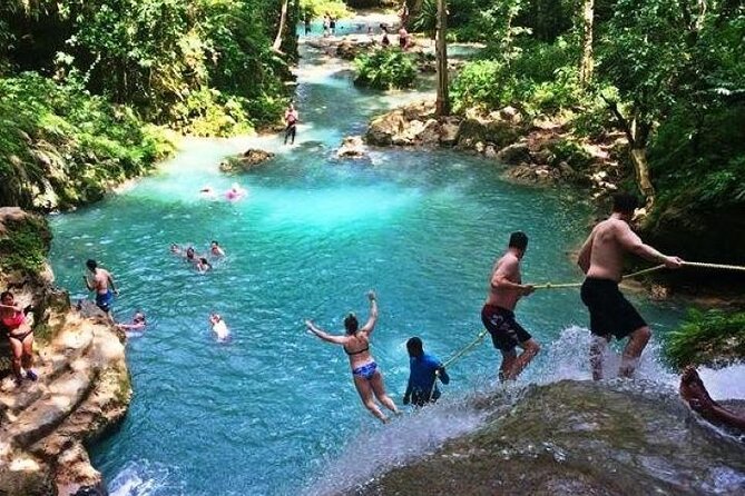 Blue Hole, Dunn's River Falls + Lunch & Cocktails at Bamboo Beach - Bamboo Beach Club gives the day a softer finish