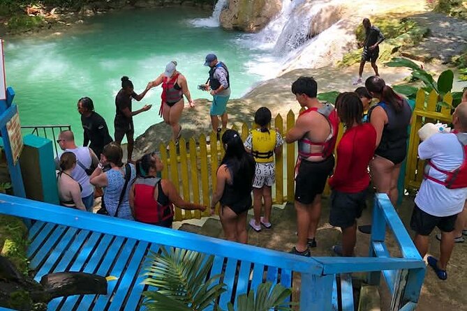 Blue Hole Falls & Ocho Rios from Montego Bay & Falmouth Jamaica - Green Grotto Caves and Runaway Bay are part of the wider route