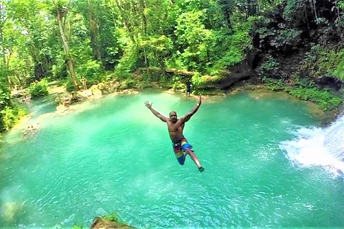 Blue Hole plus Secret Falls and Dunns River Falls Combo from Runaway Bay Hotels - Price and practical value at $125