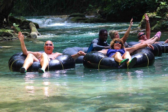 Blue Hole Secret Falls and River Tubing Tour - Two Jamaican water adventures in one day