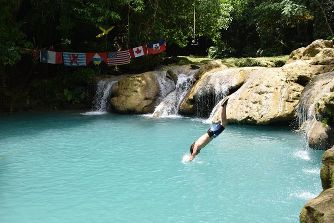 Blue Hole & Secret Falls Day Trip plus Shopping from Runaway Bay - Secret Falls Adds a Short Woodland Walk
