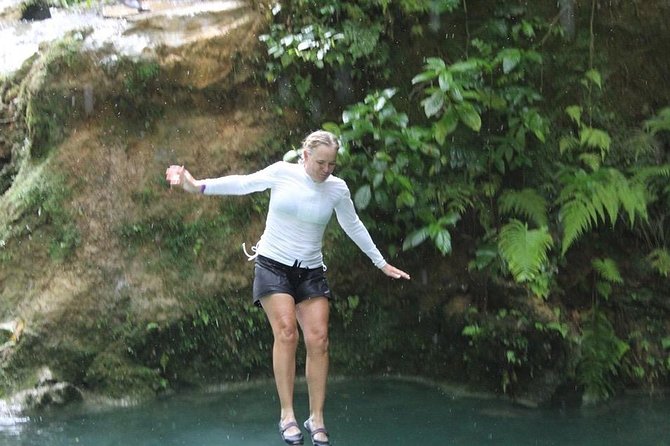 Blue Hole waterfalls from Runaway bay - Orville and the Blue Hole guide
