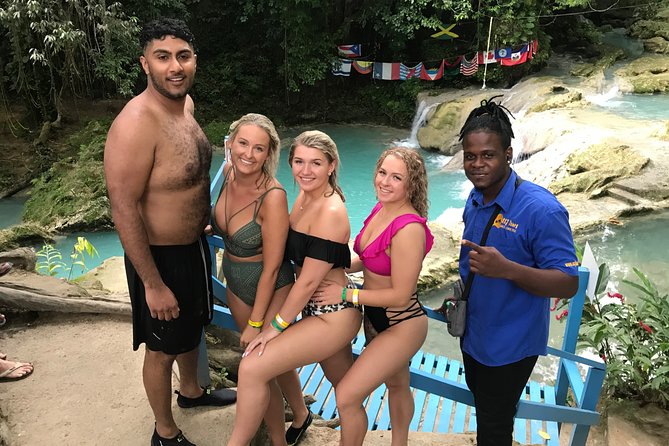 Blue hole waterfalls + horseback riding from Montego bay - Riding from Ocho Rios toward the beach