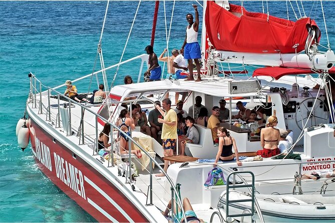 Catamaran Party Cruise and Snorkeling in Montego Bay - The catamaran ride along Saint James Parish