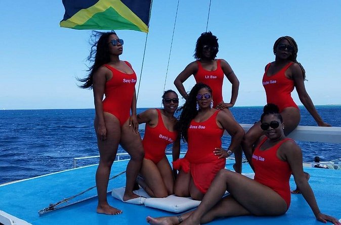 Catamaran, snorkeling & Dunn's River Falls - Climbing Dunn’s River Falls near Ocho Rios