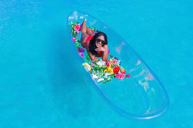 Clear kayak Drone Photo Shoot - Why this photo shoot works so well in Montego Bay