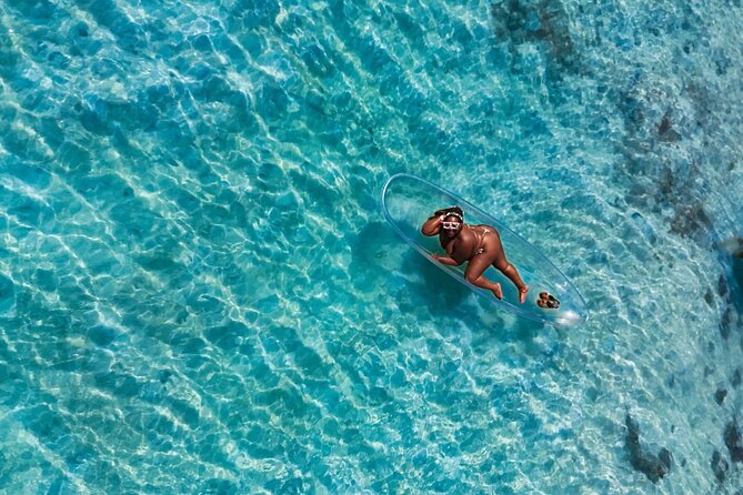 Clear Kayak Drone Photo Shoot and Video in Montego Bay - Choosing flowers, Jamaica letters, or a clean kayak